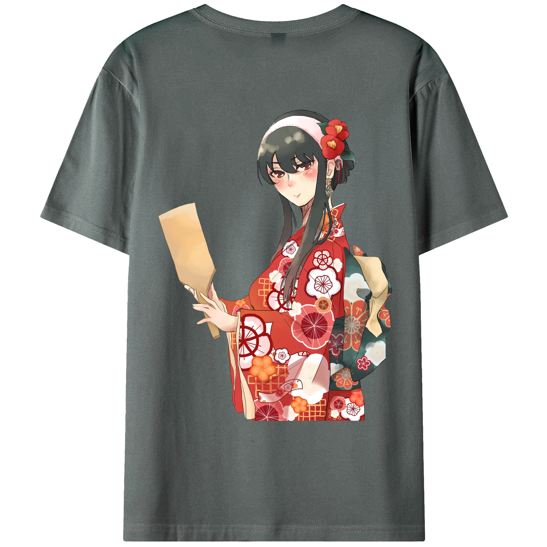 （画像用） SPY×FAMILY间谍家家酒 綿100％ メンズ半袖Tシャツ（バックプリント） 通気性